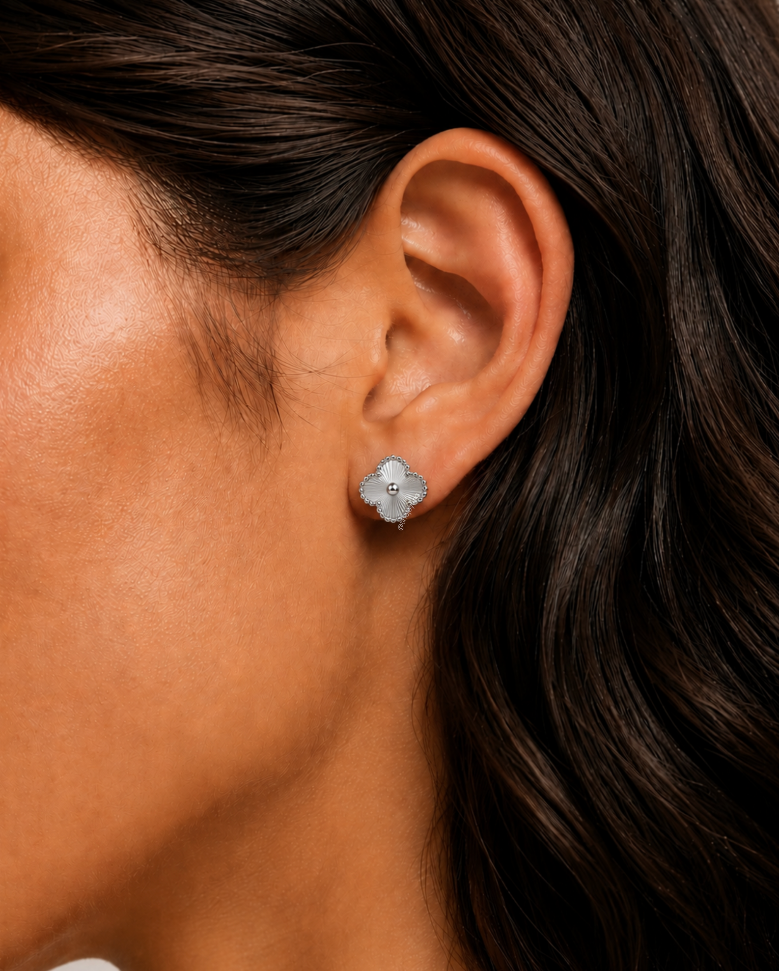 Aretes Soleil Plateados