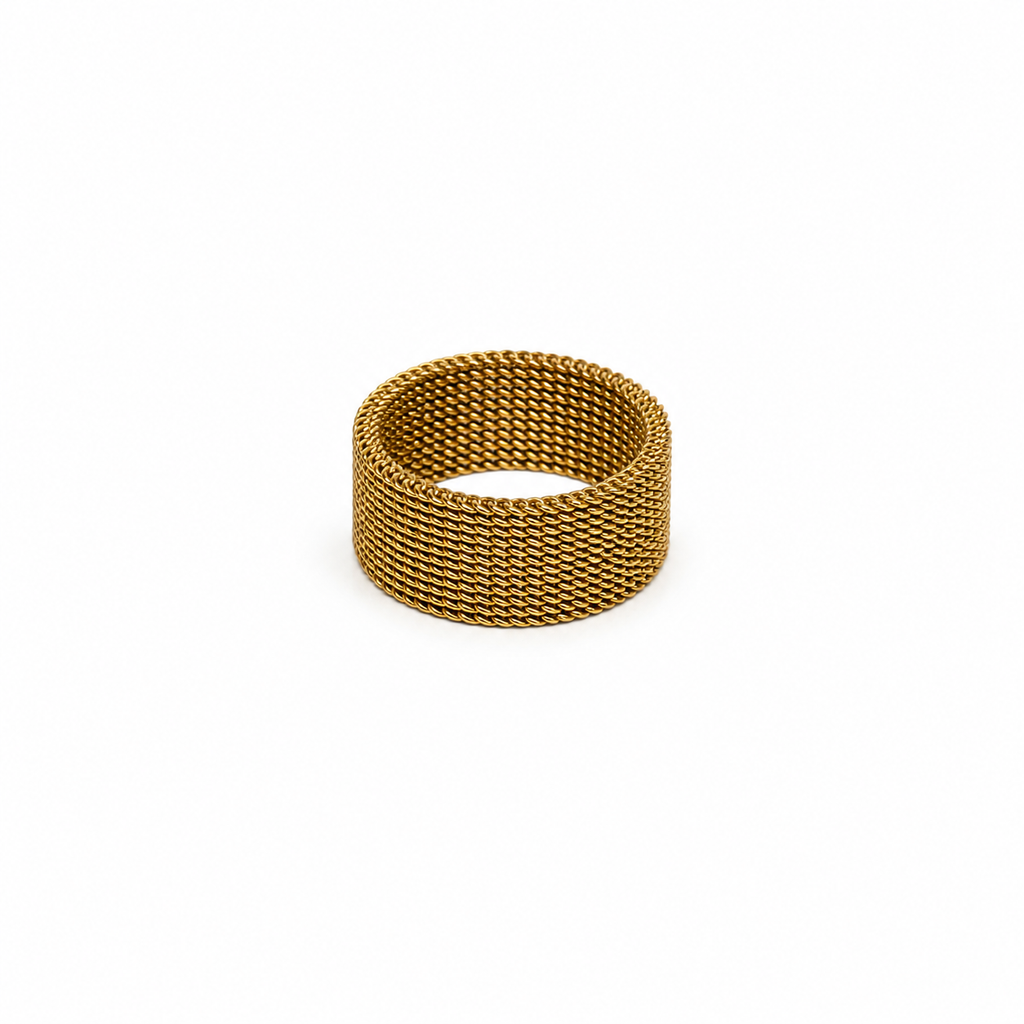 Anillo Golden Mesh