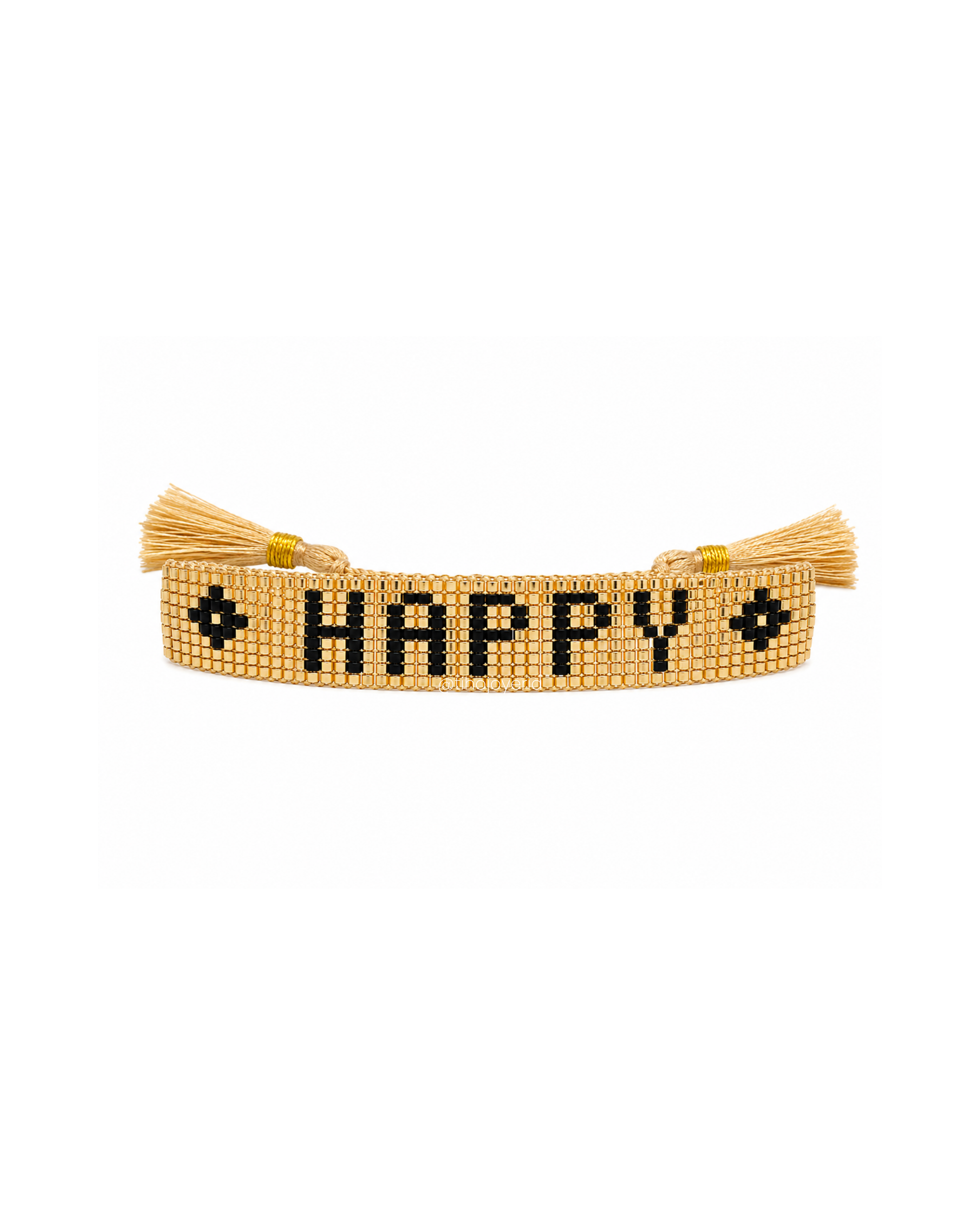 Pulsera Happy Dorada
