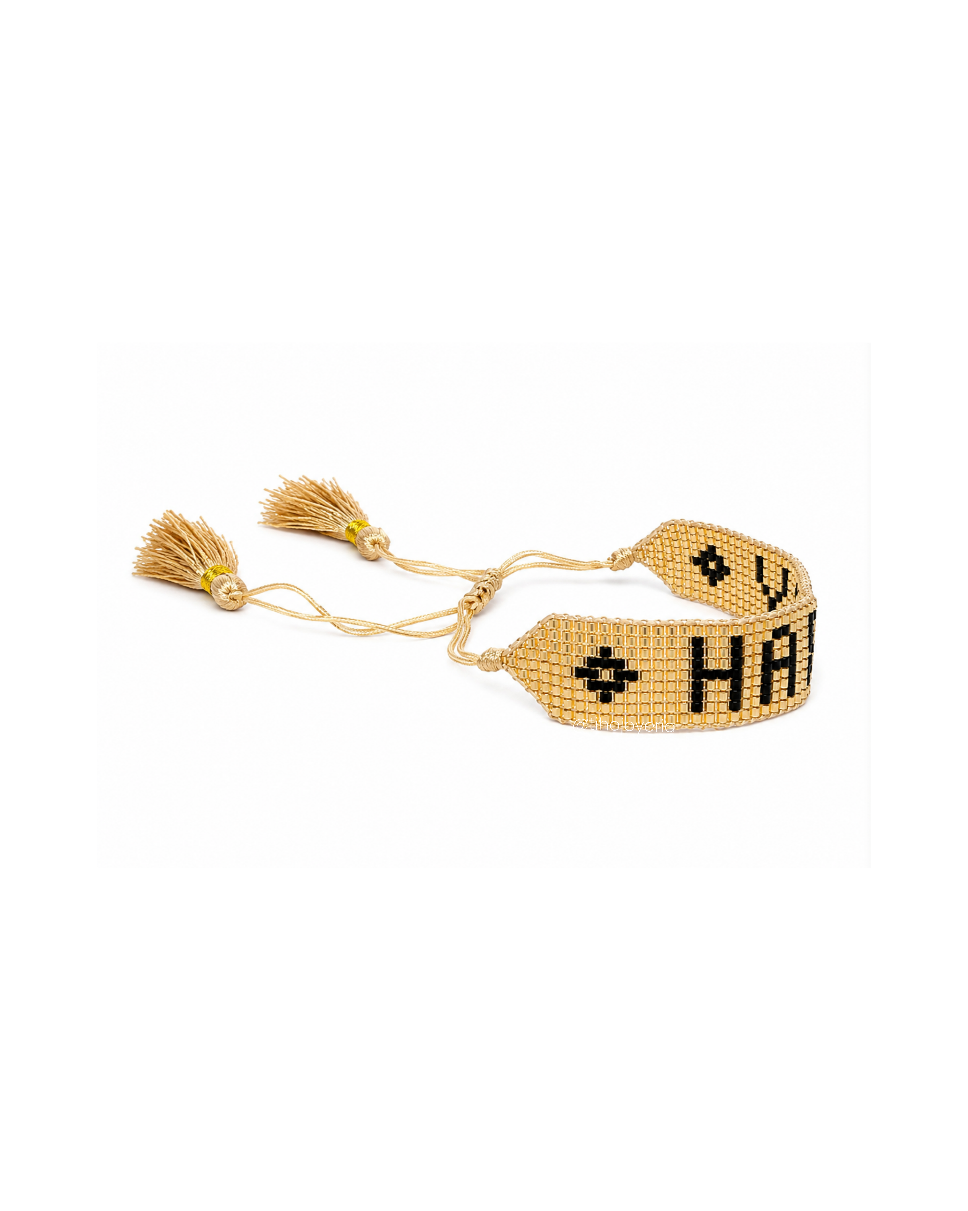 Pulsera Happy Dorada