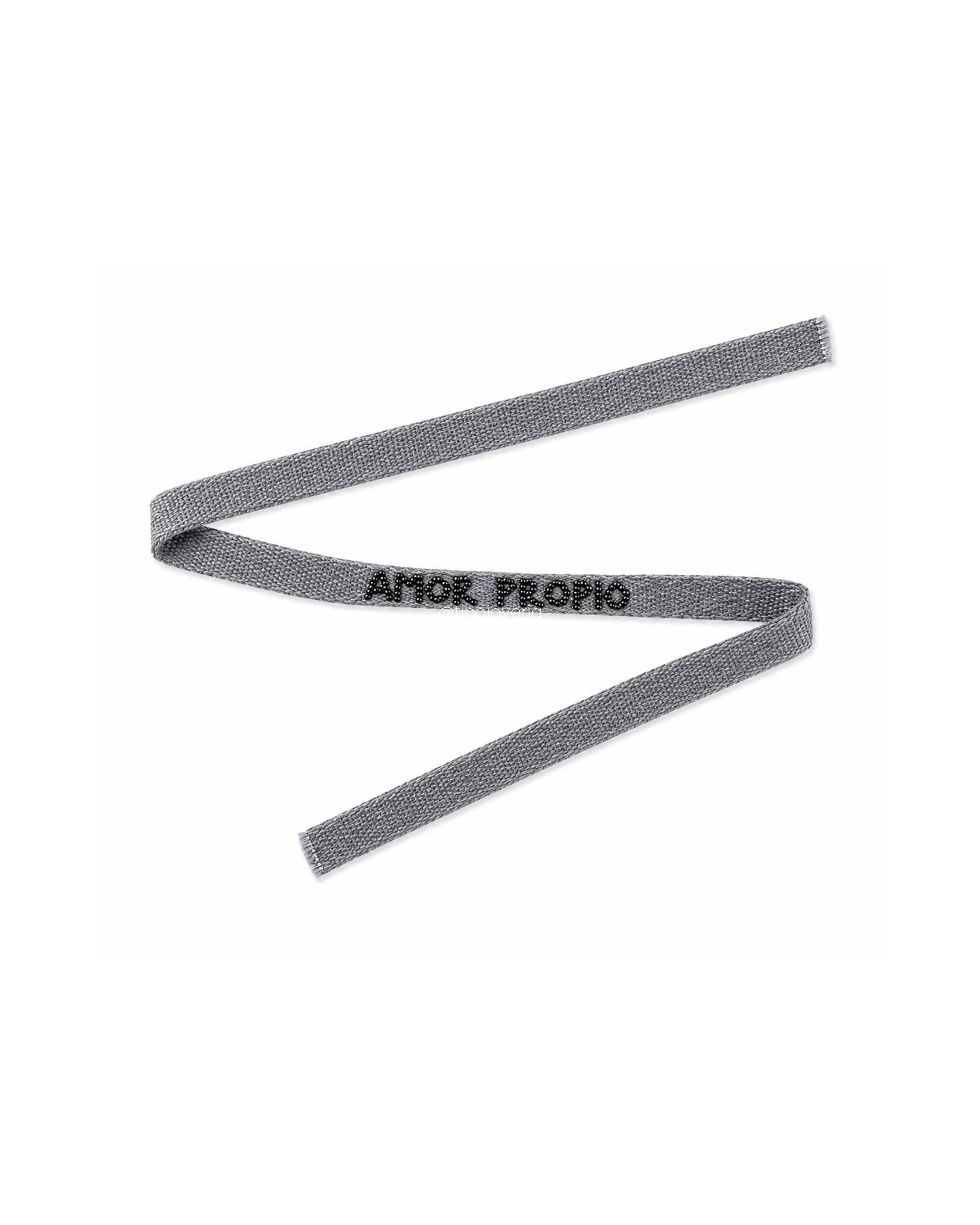 Pulsera Tela Bordada Amor Popio