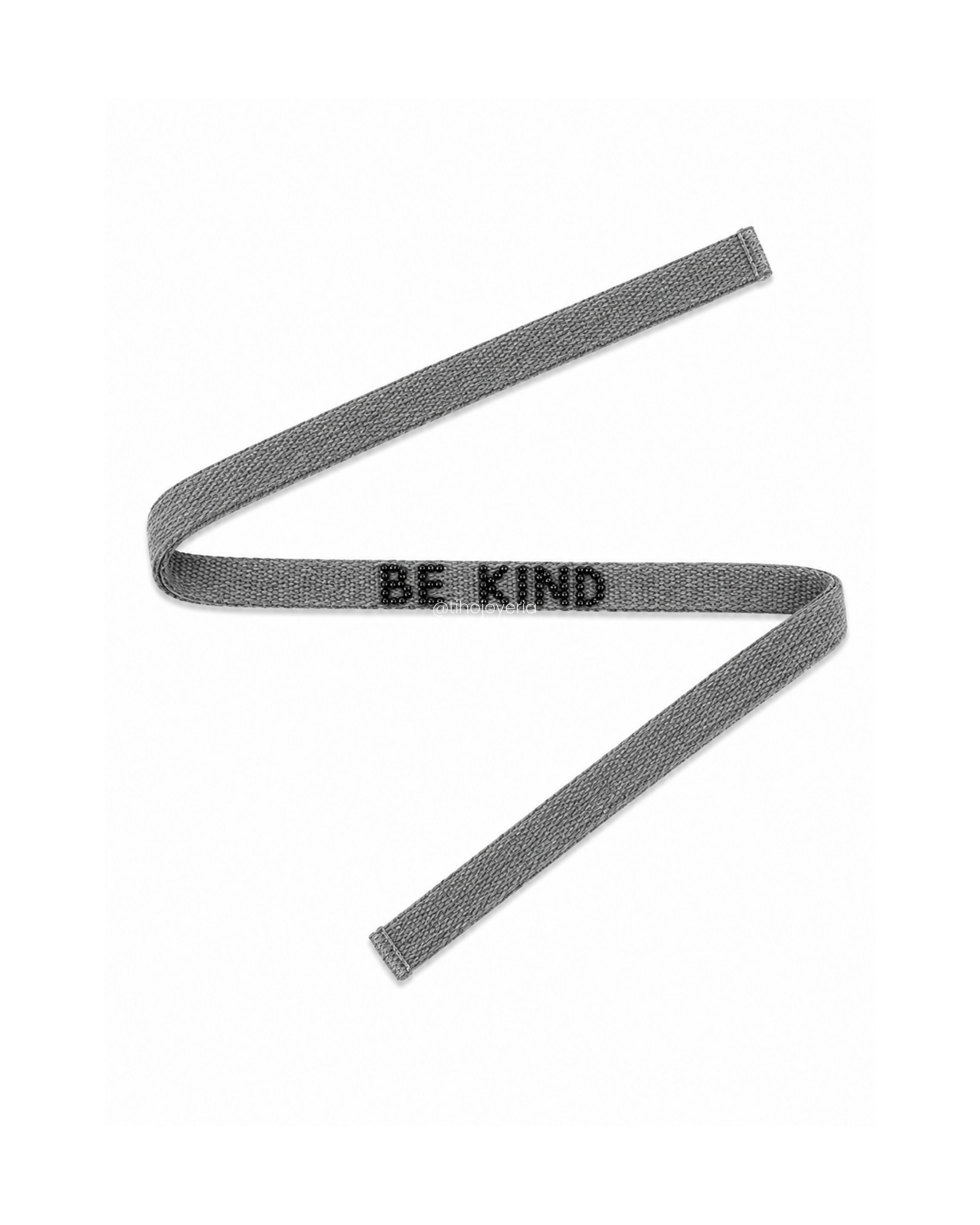 Pulsera Tela Bordada Be Kind