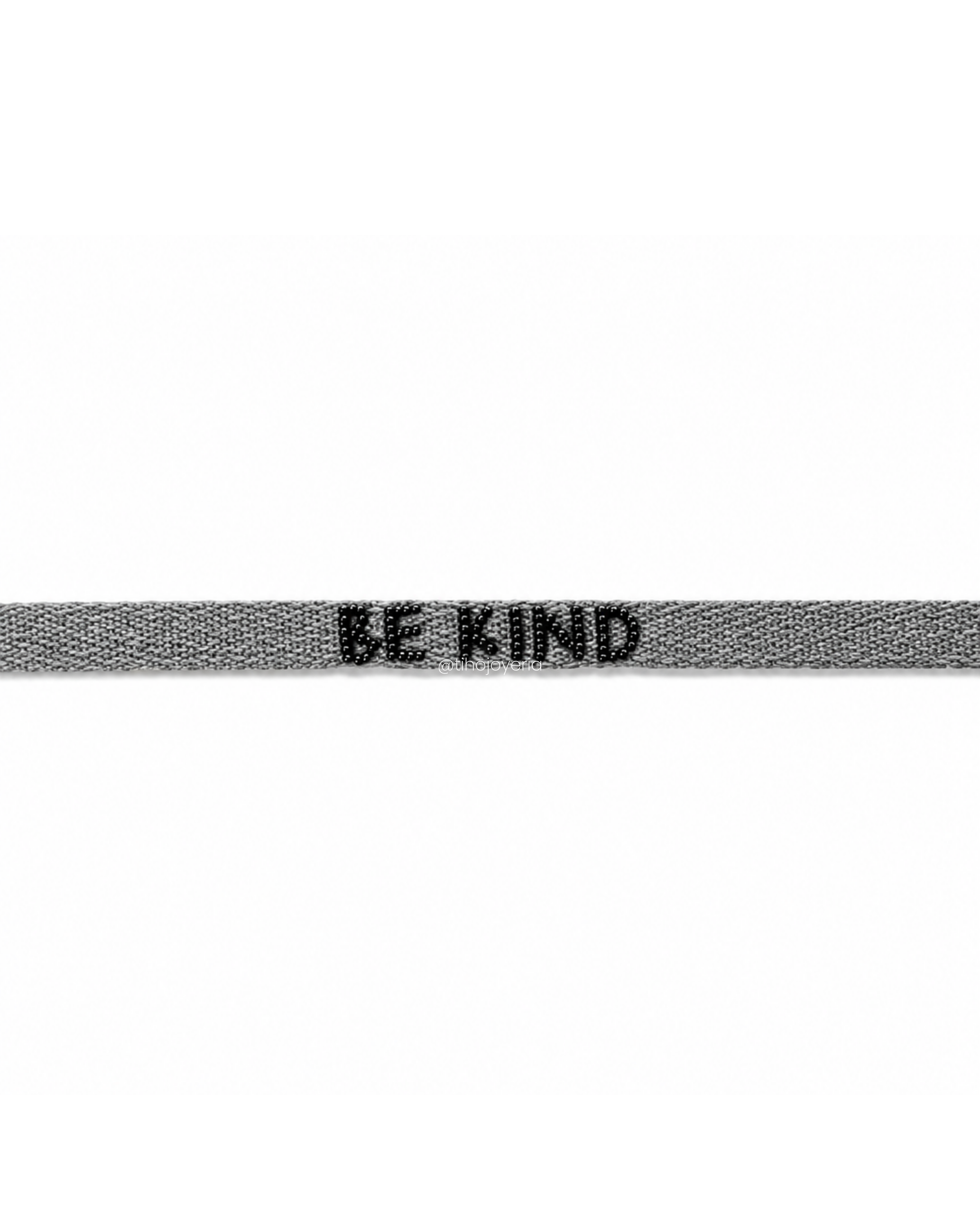 Pulsera Tela Bordada Be Kind