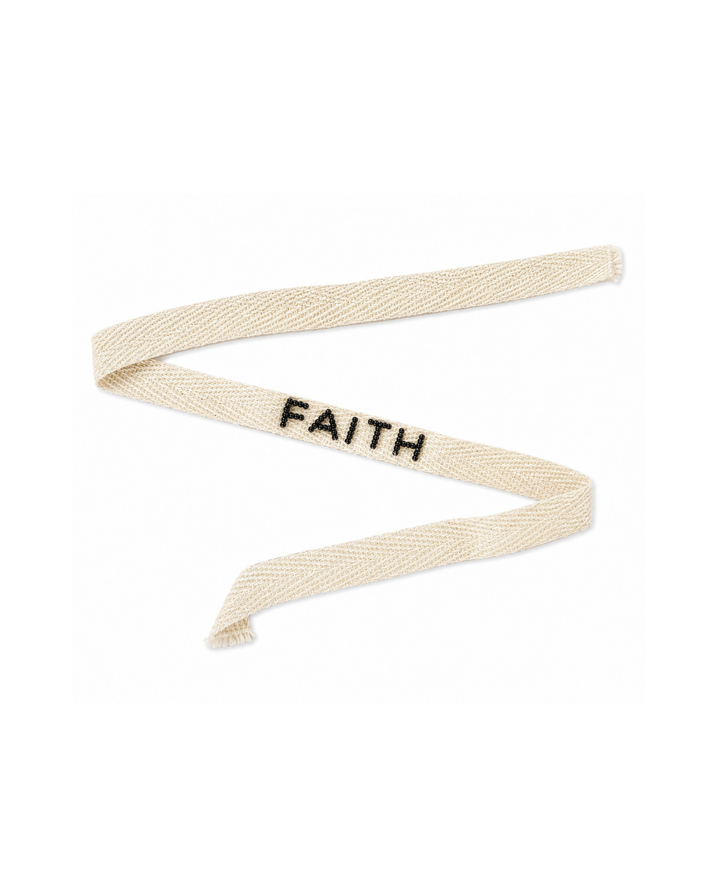 Pulsera Tela Bordada Faith