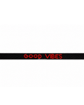 Pulsera Tela Bordada Good Vibes