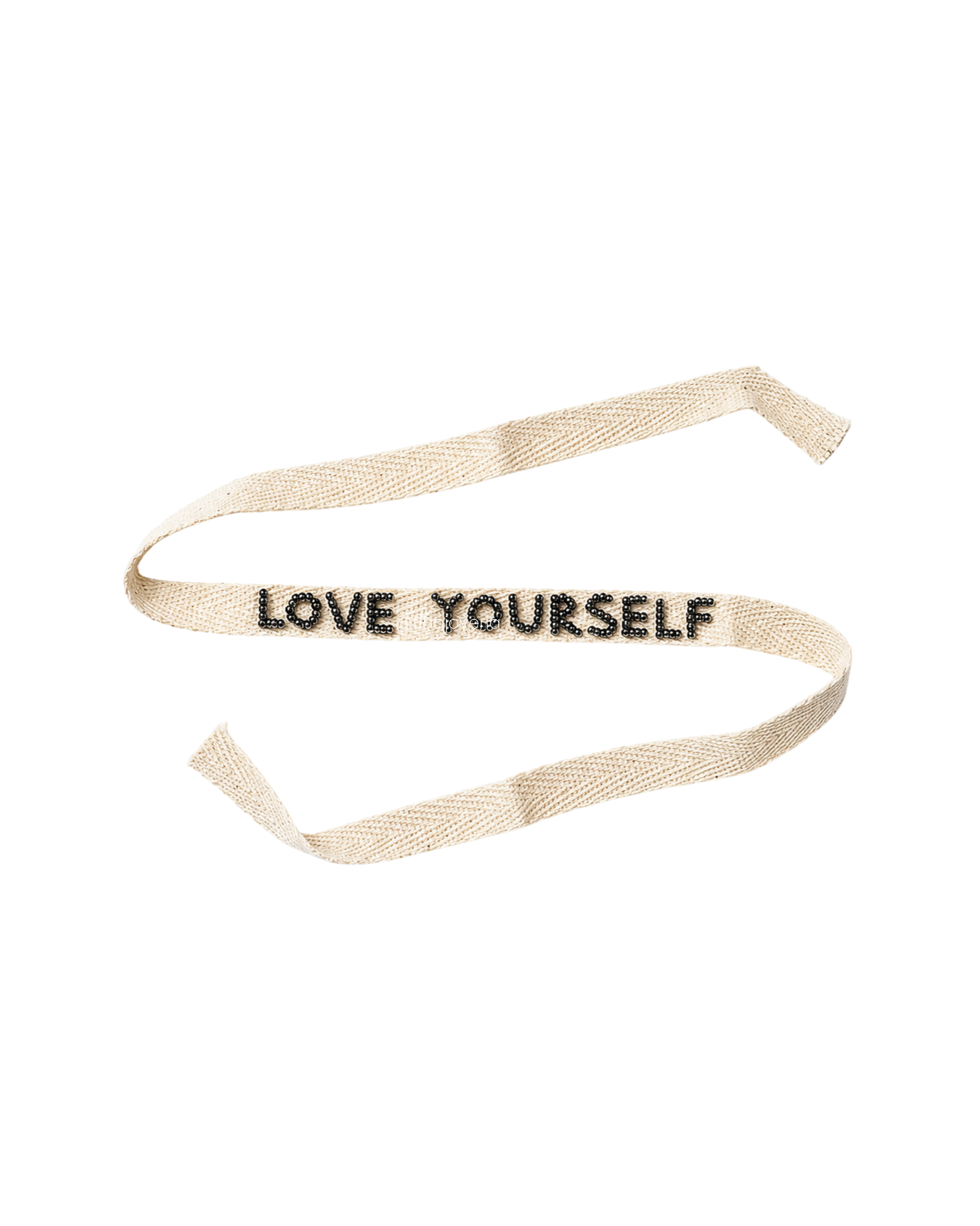 Pulsera Tela Bordada Love Yourself